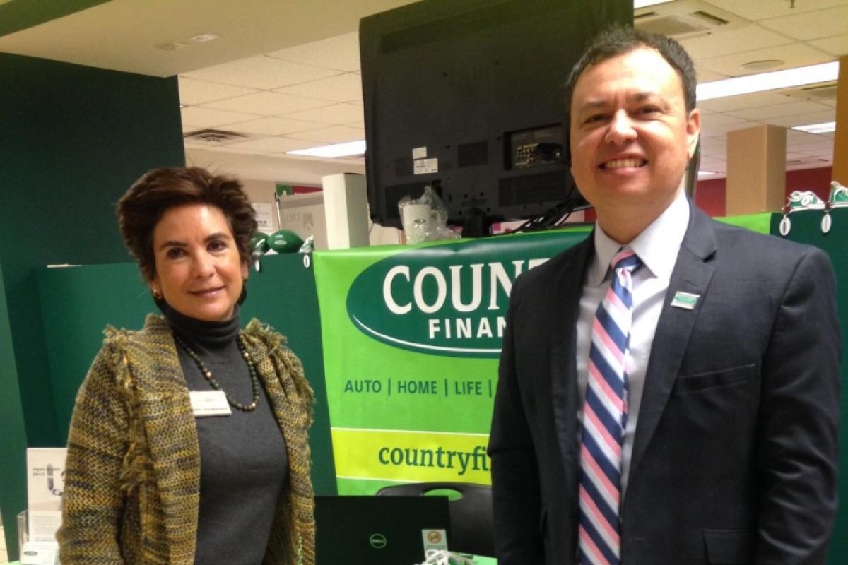 Country Financial insurance representatives in the community